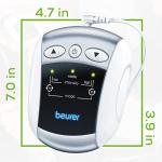 Beurer EM34 2-in-1 Knee & Elbow TENS Unit, Electric Massager with Brace for Pain Relief | 25 Modes | Good for Professionals | Universal Cuff Size, Men & Women | Stabilizing Muscle Strength Stimulator by Beurer North America LP