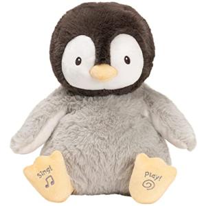 GUND Baby Animated Kissy The Penguin Stuffed Animal Plush, Black/White/Grey, 12" from Spin Master