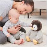 GUND Baby Animated Kissy The Penguin Stuffed Animal Plush, Black/White/Grey, 12" from Spin Master
