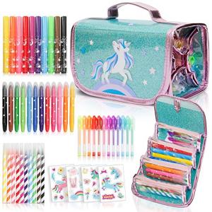 AmitiÃ© Lane Fruit Scented Markers Set with Unicorn Pencil Case With Augmented Reality Experience - STEM Toys Perfect Unicorn Gifts For Girls or For Art and Craft Coloring from Kre8tive Enterprises Pty Ltd
