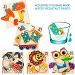 Toddler Puzzles for Kids Ages 2-4 by QUOKKA - 6 Wooden Puzzles for Toddlers 1-3 Years Old â Wood Toys for Learning Animals - Gift Educational Game for Boy and Girl 3-5 by Adducate Ukraine LLC