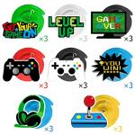 MIAHART 34 Pieces Video Game Party Hanging Swirls Decorations Foil Ceiling Streamers for Video Game Themed Birthday Party Decorations by MIAHART