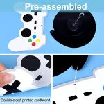 MIAHART 34 Pieces Video Game Party Hanging Swirls Decorations Foil Ceiling Streamers for Video Game Themed Birthday Party Decorations by MIAHART