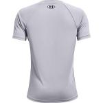 Under Armour Boys' Tech Big Logo Short-Sleeve T-Shirt , Mod Gray Light Heather (011)/Black , Youth Medium by Under Armour Apparel
