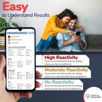 Check My Body Health Food Sensitivity Test Complete Sensitivity Bioresonance Test Tests 970 Sensitivities Health Food Allergy Test Kit Quick and Easy to Use Includes Food Diary Home Test Kit from Check My Body Health