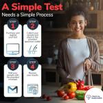 Check My Body Health Food Sensitivity Test Complete Sensitivity Bioresonance Test Tests 970 Sensitivities Health Food Allergy Test Kit Quick and Easy to Use Includes Food Diary Home Test Kit from Check My Body Health