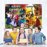 En-canto Happy Birthday Backdrop,5 x 3FT Birthday Party Decorations Banner Yard Sign,Kid's Birthday Party Supplies Decoration by 