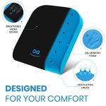 Everlasting Comfort Gel Memory Foam Wheelchair Seat Cushion - Pressure Sore & Ulcer Pain Relief by Upper Echelon Products LLC