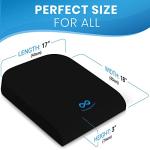 Everlasting Comfort Gel Memory Foam Wheelchair Seat Cushion - Pressure Sore & Ulcer Pain Relief by Upper Echelon Products LLC