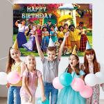 En-canto Happy Birthday Backdrop,5 x 3FT Birthday Party Decorations Banner Yard Sign,Kid's Birthday Party Supplies Decoration by 