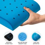 Everlasting Comfort Gel Memory Foam Wheelchair Seat Cushion - Pressure Sore & Ulcer Pain Relief by Upper Echelon Products LLC