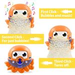 Chuchik Bubble Bath Maker for The Bathtub. Blows Bubbles and Plays 24 Childrenâs Songs â Baby, Toddler Kids Bath Toys Makes Great Gifts for Toddlers â Sing-Along Bath Bubble Machine (Bright-Orange) from Chuchik Toys