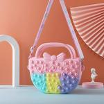 Mirenlife Pop Purse Fidget Toy for Girls, Pop Shoulder Bag, Silicone Fidget Purse Fidget Sensory Toys, Popper Stress Relief Crossbody Handbag, , School Supplies for Kids Women from Mirenlife