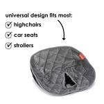 Diono Ultra Dry Seat, Child Car Seat Pad With Waterproof Liner - Potty Training Seat Pads for Infants Baby and Toddlers, Gray by AmazonUs/SULY9