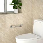 12 Inch Anti Slip Shower Grab Bar, Yuande Chrome Finish Stainless Steel Bath Grab Bar, Knurled Bathroom Safety Rail, Shower Handrail Support, Handicap Elderly Injury Senior Balance Assist Handles by YuanDe