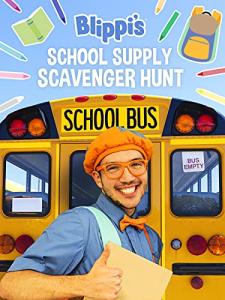 Blippi's School Supply Scavenger Hunt by 