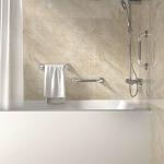 12 Inch Anti Slip Shower Grab Bar, Yuande Chrome Finish Stainless Steel Bath Grab Bar, Knurled Bathroom Safety Rail, Shower Handrail Support, Handicap Elderly Injury Senior Balance Assist Handles by YuanDe