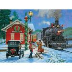 Bits and Pieces - 300 Piece Jigsaw Puzzles for Adults - Value Set of Three (3) - Large Piece 300 pc Jigsaws Designed by Artist Larry Jones - 18â x 24â by Melville Direct