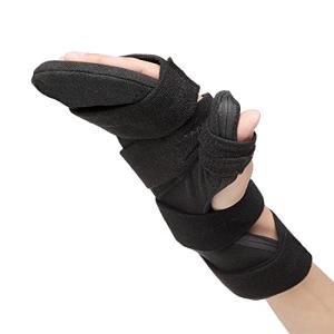 Scurnhau Resting Hand Brace, Soft Stroke Hand Splint Night Support for Men and Women, Hand Rest For Arthritis, Tendonitis, Carpel Tunnel Syndrome, Metacarpal Breaks, Flexion Contractures by Scurnhau