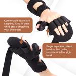 Scurnhau Resting Hand Brace, Soft Stroke Hand Splint Night Support for Men and Women, Hand Rest For Arthritis, Tendonitis, Carpel Tunnel Syndrome, Metacarpal Breaks, Flexion Contractures by Scurnhau