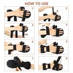 Scurnhau Resting Hand Brace, Soft Stroke Hand Splint Night Support for Men and Women, Hand Rest For Arthritis, Tendonitis, Carpel Tunnel Syndrome, Metacarpal Breaks, Flexion Contractures by Scurnhau