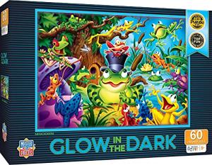MasterPieces Glow in the Dark 60 Right Fit Puzzles Collection - Abracadabra 60 Piece Jigsaw Puzzle, 14"x19" by MasterPieces PuzzleÂ Company