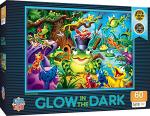 MasterPieces Glow in the Dark 60 Right Fit Puzzles Collection - Abracadabra 60 Piece Jigsaw Puzzle, 14"x19" by MasterPieces PuzzleÂ Company