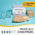 Because Premium Maximum Plus Pull Up Underwear for Women - Absorbent Bladder Protection with a Sleek, Invisible Fit - Beige, Small-Medium - Absorbs 4 Cups - 80 Count from Because