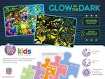 MasterPieces Glow in the Dark 60 Right Fit Puzzles Collection - Abracadabra 60 Piece Jigsaw Puzzle, 14"x19" by MasterPieces PuzzleÂ Company