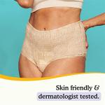 Because Premium Maximum Plus Pull Up Underwear for Women - Absorbent Bladder Protection with a Sleek, Invisible Fit - Beige, Small-Medium - Absorbs 4 Cups - 80 Count from Because