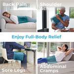 Pure EnrichmentÂ® PureReliefâ¢ XL (12" x 24") Electric Heating Pad for Back Pain - 6 InstaHeatâ¢ Settings, Machine-Washable, Soft Microplush, 2-Hour Auto Shut-Off, & Storage Bag (Blue) from Pure Enrichment