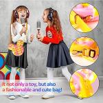 WEIVIOQ Pop Purse Fidget Toys Bag - Pack of Bracelet Pop Shoulder Purse Keychain Crossbody for Women Girls Push Bubbles Pop Fidget Purse Shoulder Bag Little Girls Pop Backpack Fidget School Supplies from WEIVIOQ