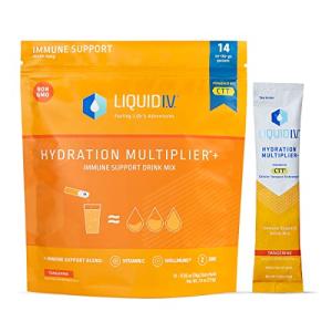Liquid I.V. Hydration Multiplier + Immune Support, Easy Open Packets, Fresh Tangerine Flavor from LIQUID I.V.