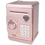 TOPBRY Piggy Bank for Kids ,Electronic Password Piggy Bank Kids Safe Bank Mini ATM Piggy Bank Toy for 3-14 Year Old Boys and Girls (Pink) by TOPBRY