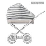 Nursing Cover Breastfeeding Scarf - Baby Car Seat Covers, Infant Stroller Cover, Carseat Canopy for Girls and Boys by Yoofoss (Grey Stripe) from YOOFOSS