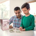 TOPBRY Piggy Bank for Kids ,Electronic Password Piggy Bank Kids Safe Bank Mini ATM Piggy Bank Toy for 3-14 Year Old Boys and Girls (Pink) by TOPBRY