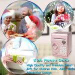 TOPBRY Piggy Bank for Kids ,Electronic Password Piggy Bank Kids Safe Bank Mini ATM Piggy Bank Toy for 3-14 Year Old Boys and Girls (Pink) by TOPBRY