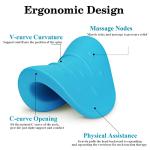 Heated Neck and Shoulder Relaxer - HONGJING Cervical Traction Device with Heating Pad for TMJ Pain Relief, Spine Alignment from HONGJING