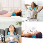 Heated Neck and Shoulder Relaxer - HONGJING Cervical Traction Device with Heating Pad for TMJ Pain Relief, Spine Alignment from HONGJING