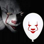 IT Pennywise Balloons Valentines Day Decorations Scary Clown Halloween Decor Indoor Cosplay Party Favors 12inch Latex Ballons White And Red [25pcs] by Suntunk
