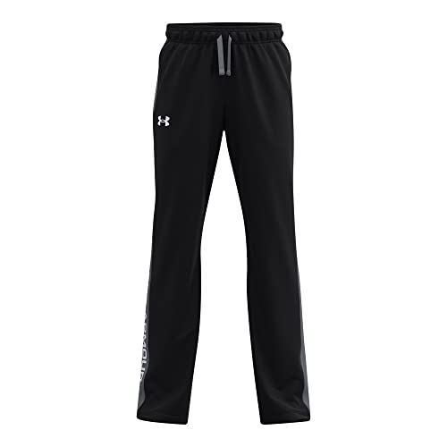 Under Armour boys Brawler 2.0 Pants , Black (001)/White , Youth Large from Under Armour Apparel