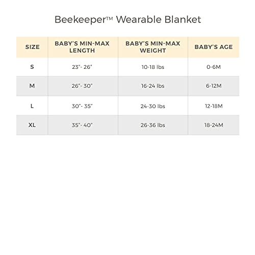 Burt's Bees Baby unisex baby Blanket, 100% Organic Cotton Beekeeper, Swaddle Transition Sleep Bag Wearable Blanket, Hello Moon, Small US from Burt's Bees Baby