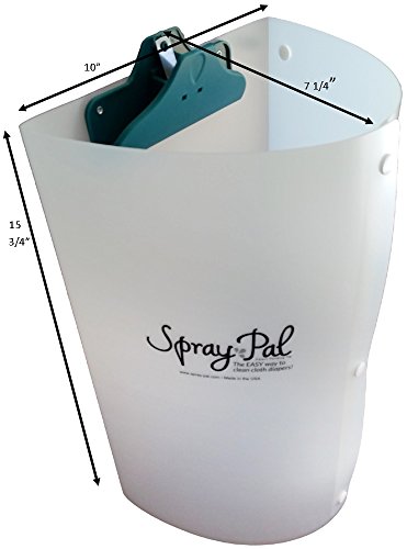 Spray Pal - Original Cloth Diaper Sprayer Splatter Shield - Pre-Rinse Messy Laundry with Diaper Sprayer or Hand Held Bidet - Prevent Mess The Easy Way by Spray Pal