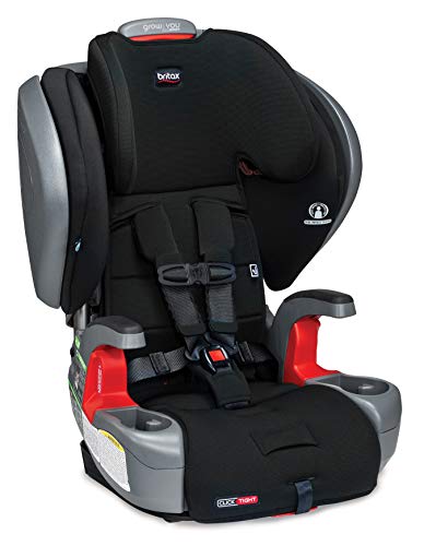 Britax Grow with You ClickTight Plus Harness-2-Booster Car Seat | 3 Layer Impact Protection - 25 to 120 Pounds, Jet Safewash Fabric [New Version of Pinnacle] from AmazonUs/BIYN9