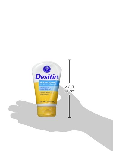Desitin Skin Protectant And Diaper Rash Ointment Multi-Purpose With Vitamins A & D, Travel Size, 3.5. Oz Tube by Johnson & Johnson SLC