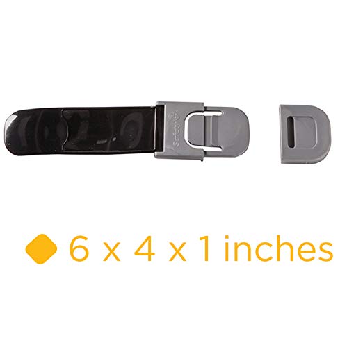 Safety 1st SS Multi-Purpose Appliance Lock, 4PK, One Size, Silver by AmazonUs/DORJ9