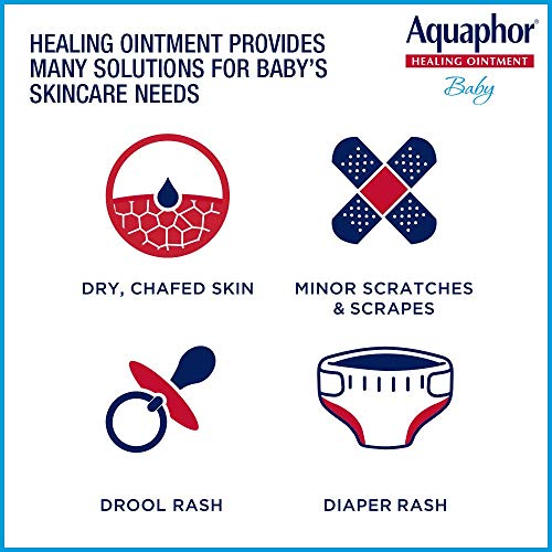 Aquaphor Baby Healing Ointment - for Chapped Skin, Diaper Rash and Minor Scratches - 7 Ounce (Pack of 1) by Aquaphor