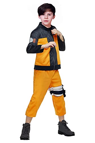 Anime Cosplay Dress Up Costume For Boys Halloween Pretned Play Cartoon Jacket And Pants,S by Yakogy