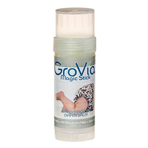 GroVia All Natural Magic Stick Baby Diaper Balm for Baby Diapering (2 oz) from GroVia