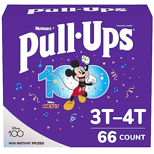 Pull-Ups Boys' Potty Training Pants Training Underwear Size 5, 3T-4T, 66 Ct from Kimberly-Clark Corporation